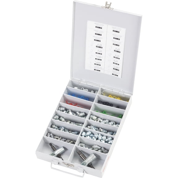 Roughneck Grease Fitting Kit, SAE, 194-Pc.