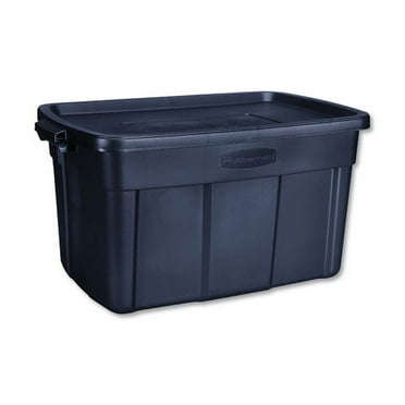 Rubbermaid Roughneck Storage Box, 10 gal, Steel Gray - Walmart.com