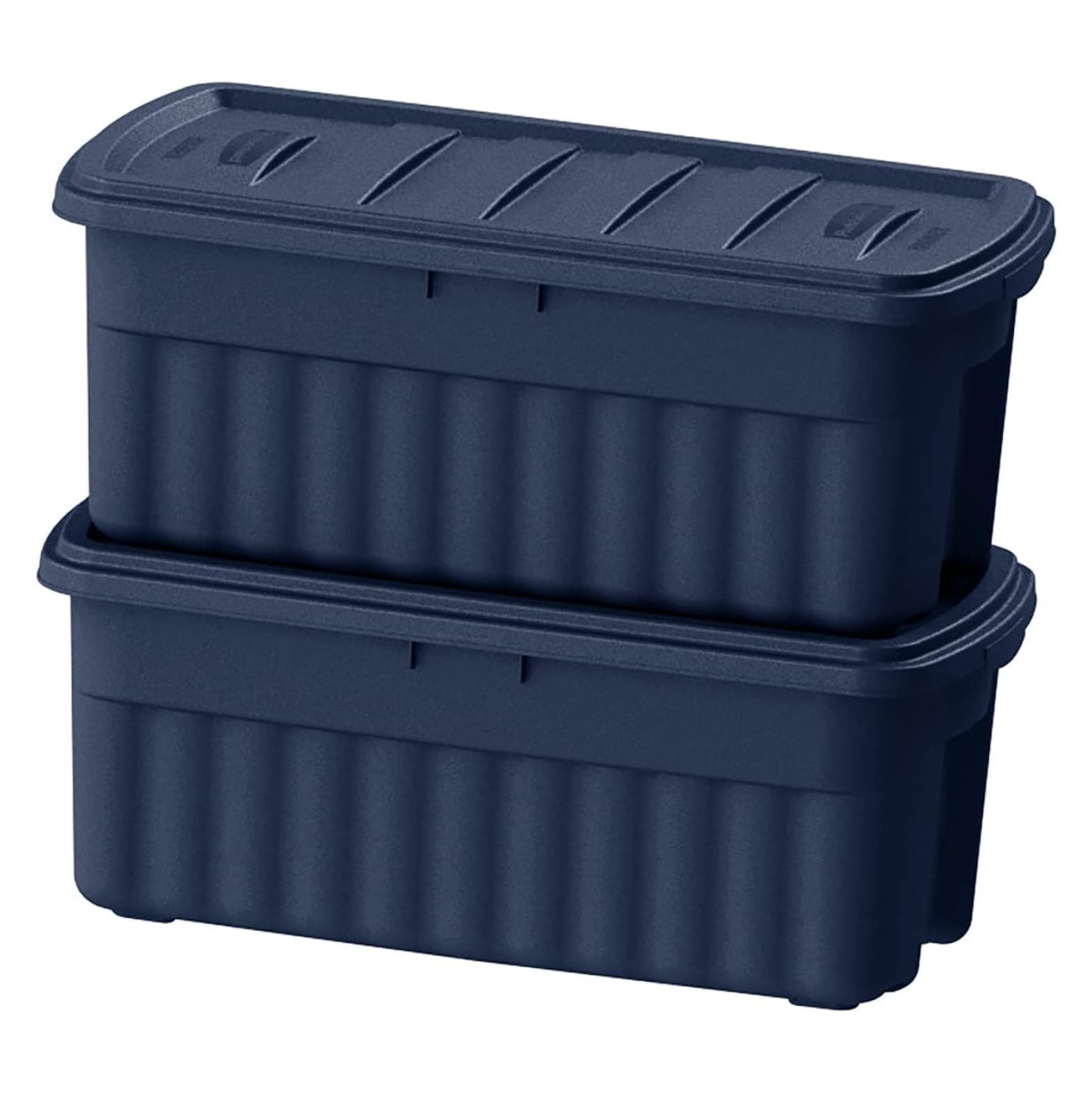 Roughneck Storage Totes 50 Gal, Large Durable Stackable Storage