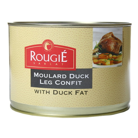 French Farm R13919 54 oz Rougie Confit of Duck Legs - 4 Legs Per Can