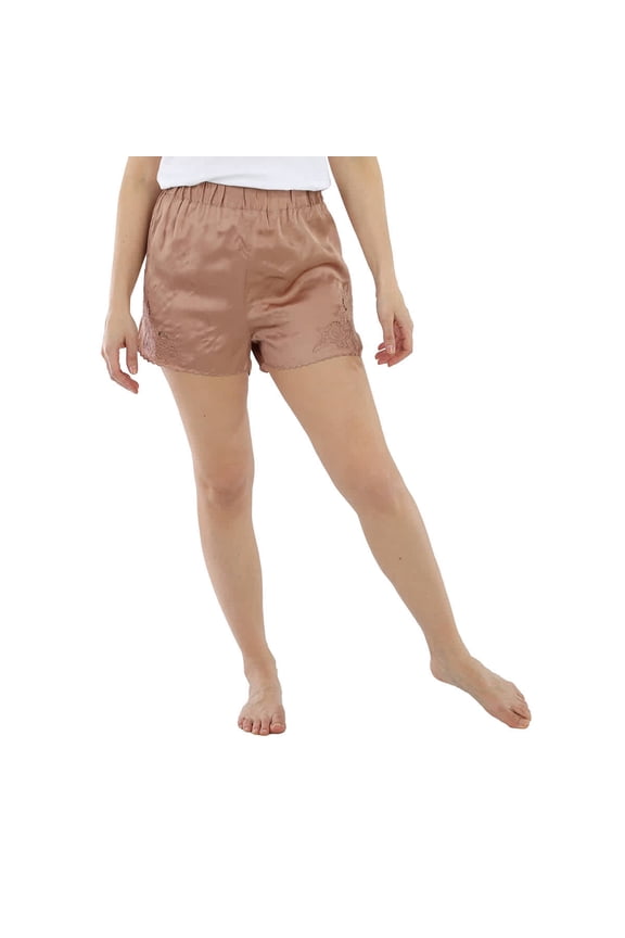 Ladies Blush Soa Soft Satin Lingerie Shorts, Brand Size 34 (US Size 0)