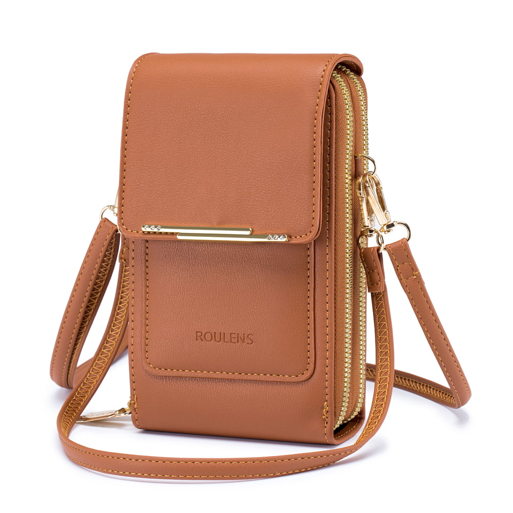 Roulens Small Crossbody Shoulder Bag For Women,Cellphone Bags Card Holder Wallet  Purse And Handbags 