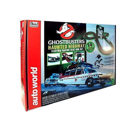Round 2 Auto World Ghostbusters Haunted Highway Slot Car Set