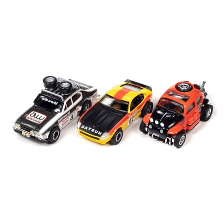 Round 2 LLC Rally X Traction R3 RDZSC403 HO Slot Racing Cars