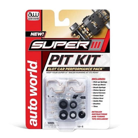 Round 2 LLC Super III Pit Kit RDZ00301 HO Slot Racing Parts & Accessories