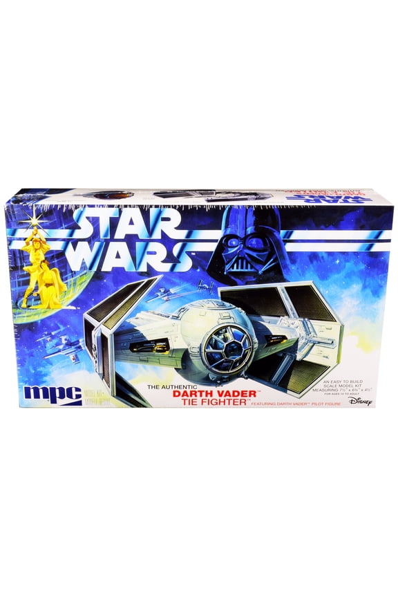 Round 2 MPC952 Skill 2 Model Kit Darth Vaders Tie Fighter Star Wars Episode IV A New Hope Movie
