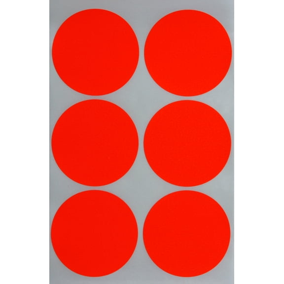 Round 2" inch Neon Red Write on Surface Sticker, 50mm Dots for Multi-purpose great for Jars and Storage identification, Permanent Adhesive, two inch Label Rounds, 180 Pack, Royal Green