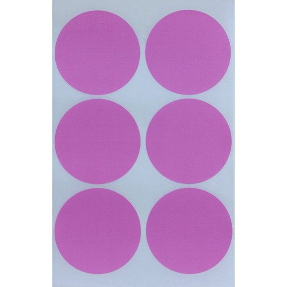 Round 2" inch Pink Sticker 50mm dot Labels for Multi-Purpose Great for Jars Storage and Identification - Permanent Adhesive Label Rounds Stickers - 180 Pack