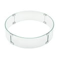 thumbnail image 1 of Round 25.7-in Tempered Glass Fire Table Windshield Flame Blocker, 1 of 4