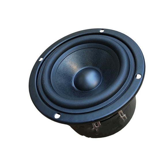 Round 3Inch Bass Speakers HiFi Stereo Systems With Glass Fiber Woven Woofer Metal Rubber Construction