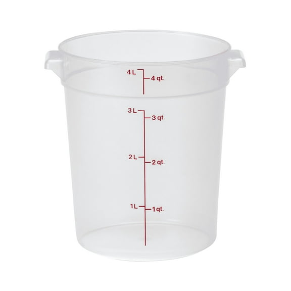 Round 4 Quart Translucent