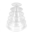 thumbnail image 1 of Round 6 Tier Macaron Tower Cake Stand Cupcake Macaroons Display Rack Holder Tools Wedding Decoration Easter Supplies, 1 of 3