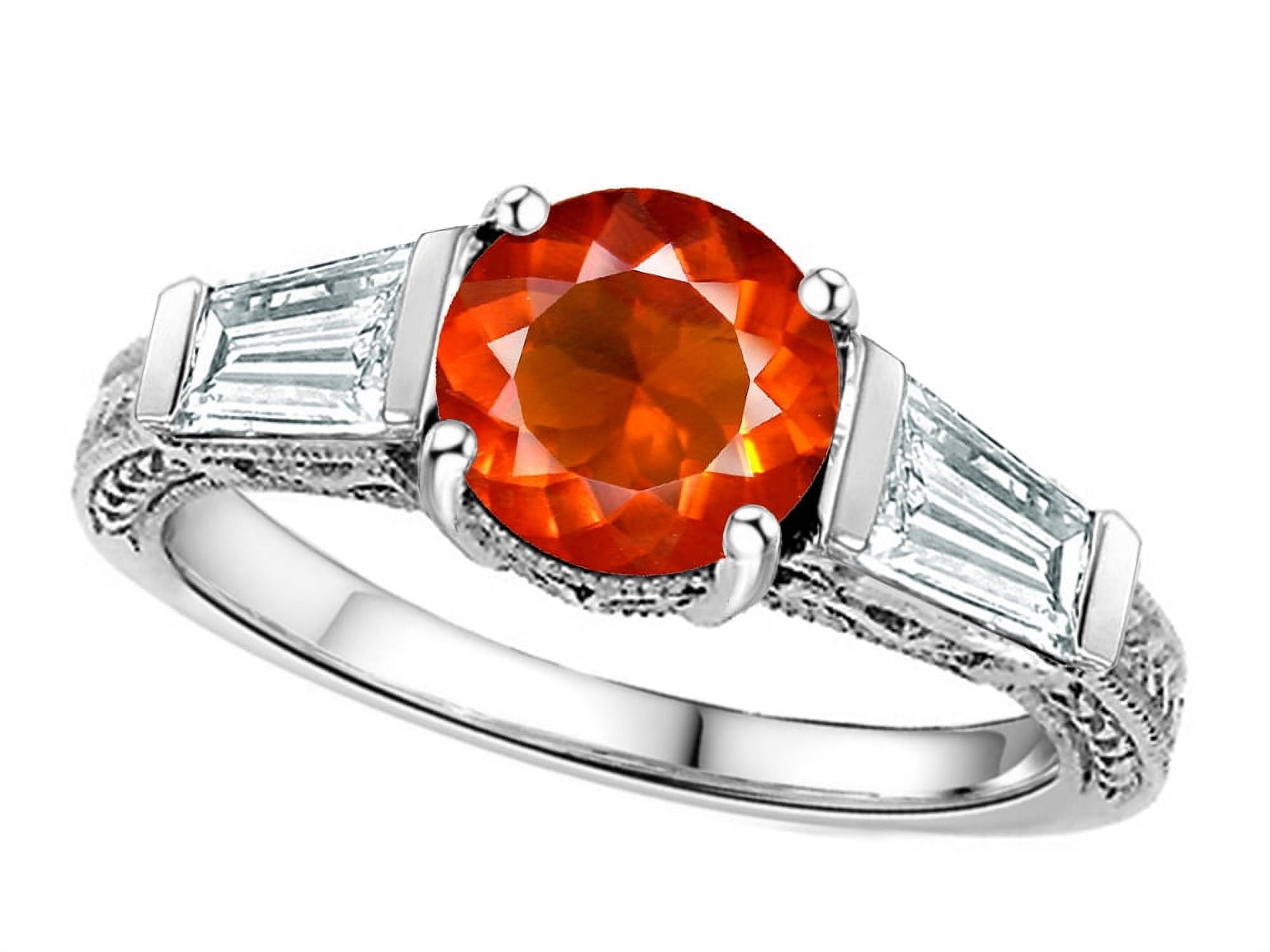 Get the Perfect Fire-Opal Engagement Rings | GLAMIRA.in