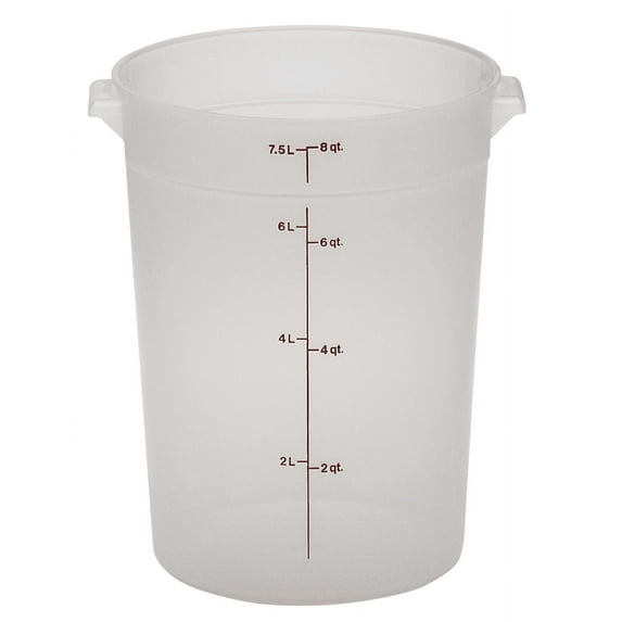 Round 8 Quart Translucent