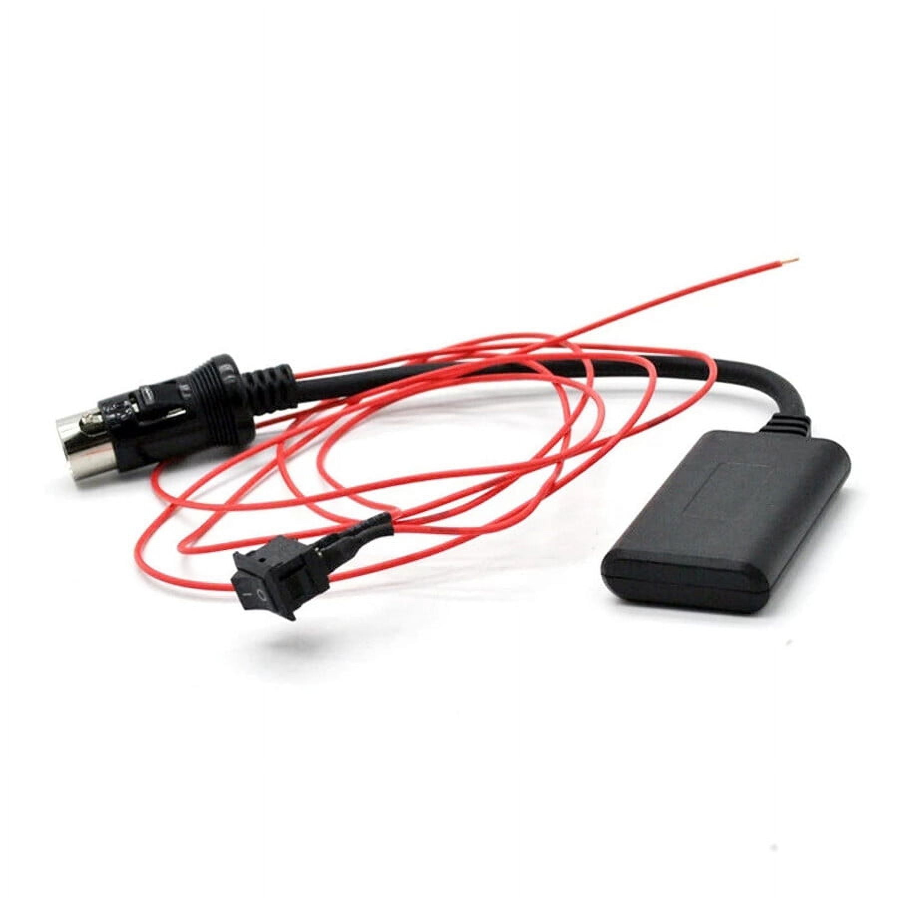 Round 8Pin CD Changer Bluetooth Cable Adapter Compatible for