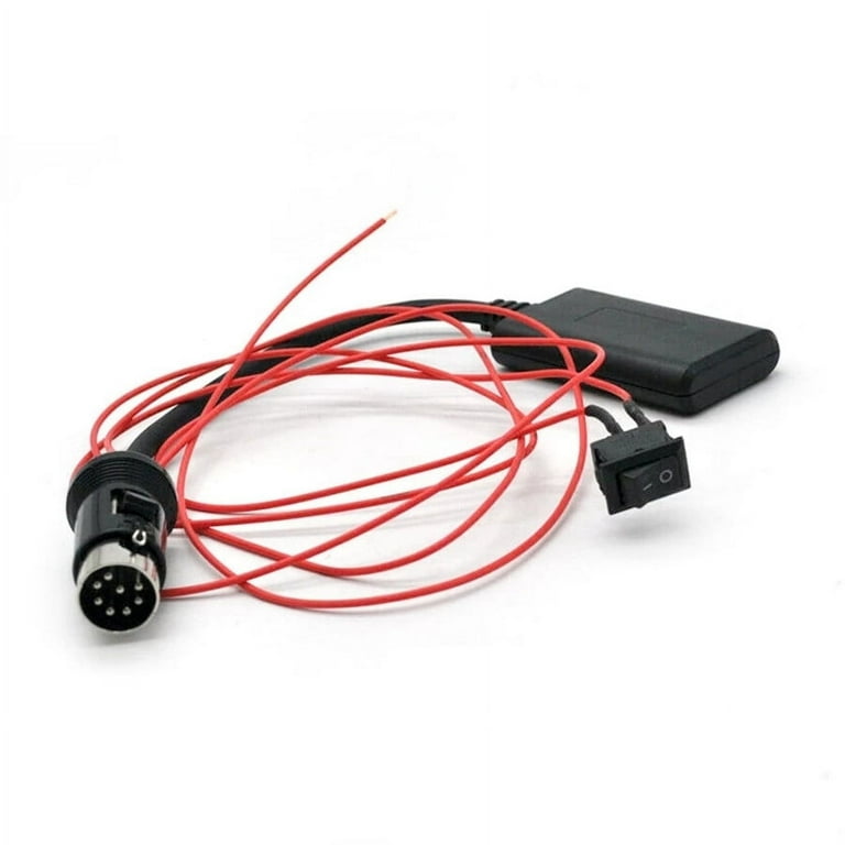 Round 8Pin CD Changer Bluetooth Module Music Aux Adapter For