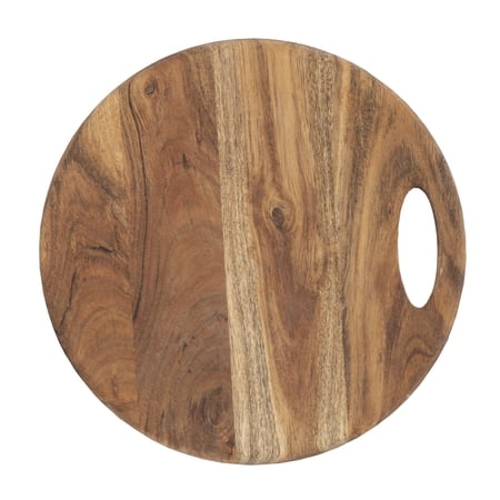 Round Acacia 13 in. X 13 in. Wood Cutting Board