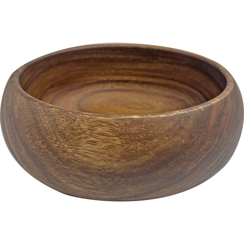 South Seas Native Treasures Acacia Wood Round Satin Calabash 3"x8"