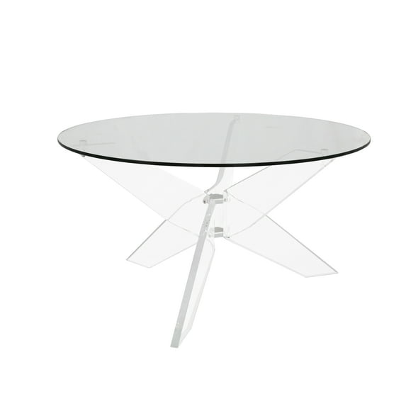 Round Acrylic Coffee Table