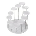 thumbnail image 1 of Round Acrylic Display Riser Stand,Cake Transparent Dessert Rack Wedding Birthday Party Decoration Tools (12 circles,White), 1 of 5