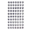thumbnail image 1 of Round Adhesive Diamond Gem Stickers, Clear, 12mm, 1 of 1