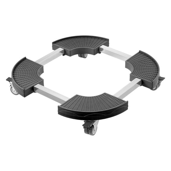 Trash Can Dolly 15-22.8in, Heavy Duty Furniture Dolly 400lbs, Adjustable Plant Caster with Lockable Wheels