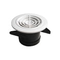 Round Air Vent 3 Inch Adjustable Pattern Screen Grille Cover Louver ...