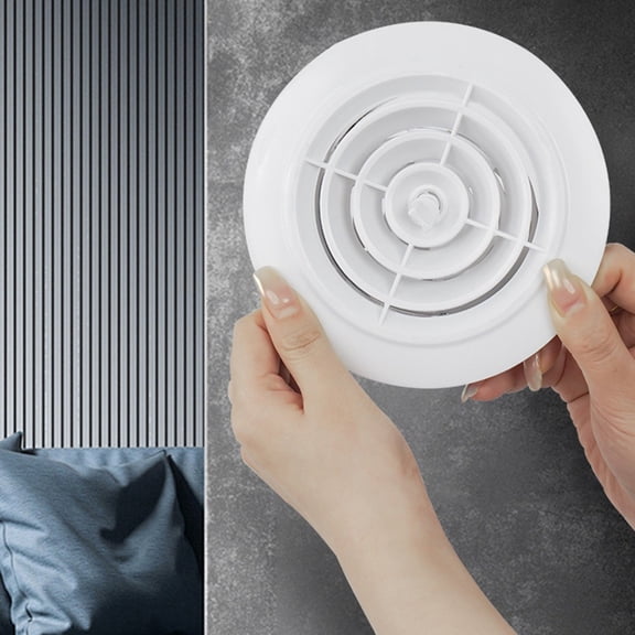 Round Air Vent 3 Inch Adjustable Pattern Screen Grille Cover Louver