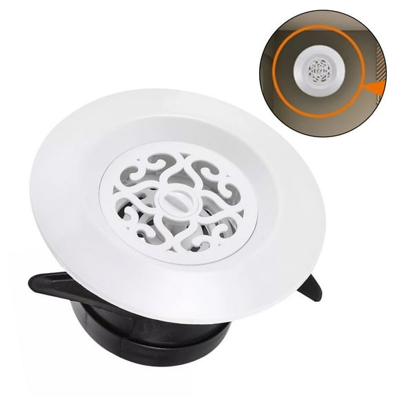 Round Air Vent 3 Inch Adjustable Pattern Screen Grille Cover Louver