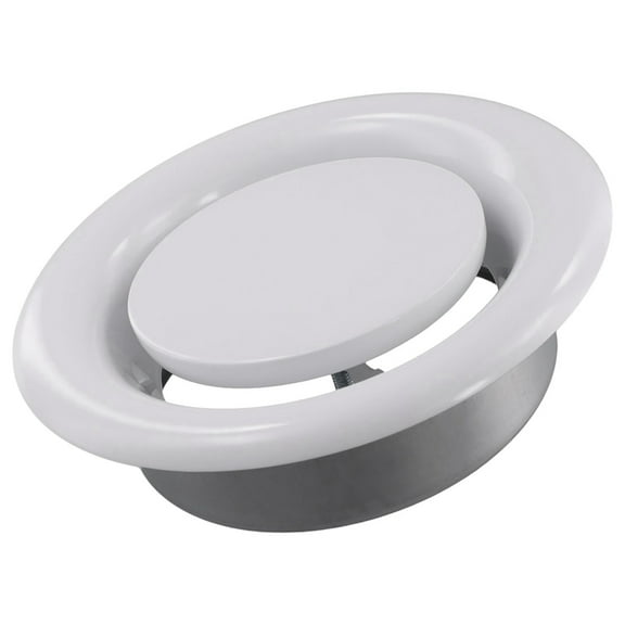 Round Air Vent Cover Outlet Adjustable Exhaust Ducting Ventilation Ceiling 6inch