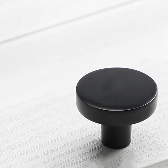 Round Alloy Cabinet Knob for Cabinets,Dressers and Drawers,Single Hole Modern Design Cabinet Pull,drawer knob,cabinet hardware,Black,1PC