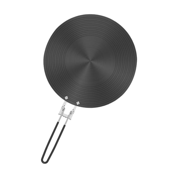 Round Aluminum Heat Conduction Plate Quick Defrosting Tray for Stove Folding Design 6mm Thickness Ideal for Cooking