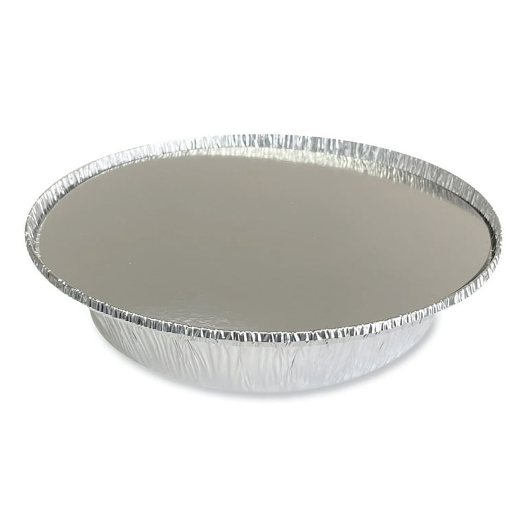 Round Aluminum To-Go Containers with Lid, 24 oz, 7 Round Aluminum To-Go Containers with Lid, 24 oz, 7