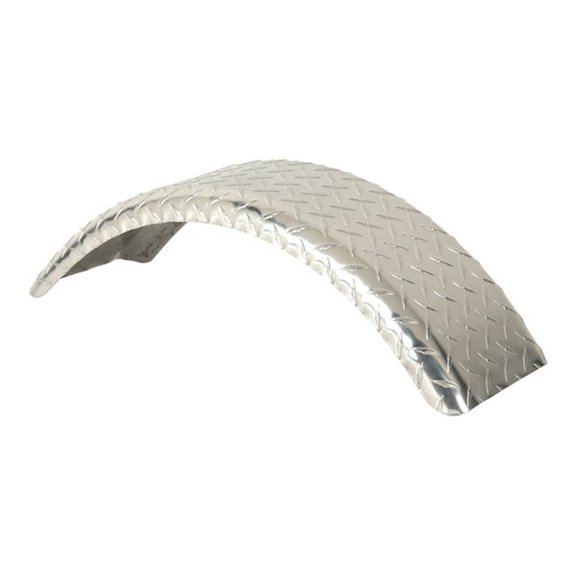 Round Aluminum Trailer Fender for 12 inch Tires - Single