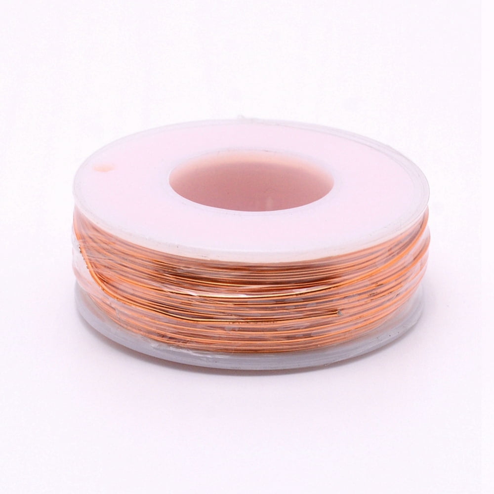 Round Aluminum Wire with Spool Light Salmon 20 Gauge 0.8mm 36m/roll DIY