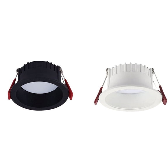 Round Anti-Glare LED Light Recessed Downlight Ceiling Spotlight Suitable for Indoor Lighting