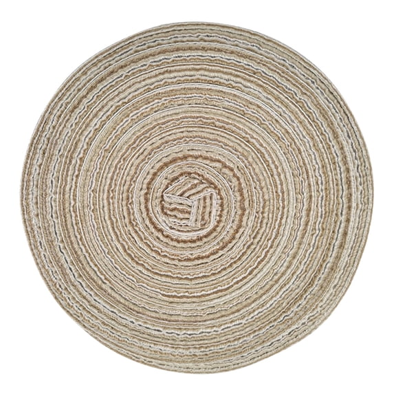Round Anti-Skid Heat Insulation Dining Mat,Woven Table Placemat For Kitchen And Home,Waterproof,Non-Slip,Durable,Easy Clean,Stylish Table Protection