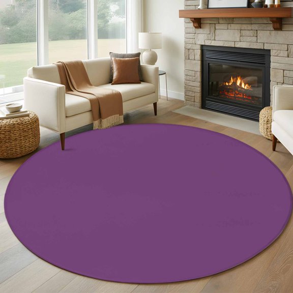 Round Area Rug 6 Ft,Grunge Street Style Painting Brush Print Ombre Design Illustration,Non Slip Area Rugs for Living Room,Low Pile Circle Floor Carpet for Indoor Dining Room Bedroom Nursery Decor