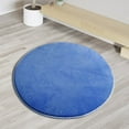 thumbnail image 1 of Round Area Rugs for Living Room Super Soft Living Room Home Shaggy Carpet Non Slip Circle Mat Carpet Chair Mat for Living Room/Sofa/Nursery Decor - Machine Washable, 1 of 6