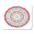 thumbnail image 1 of Round Aztec Mandala Mix Ornaments Bohemian Ornate Medallion Ethnic Mousepad Mouse Pad Mouse Mat 9x10 inch, 1 of 3