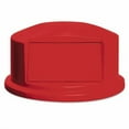 thumbnail image 1 of Round BRUTE Dome Top with Push Door, 24.81w x 12.63h, Red, 1 of 3
