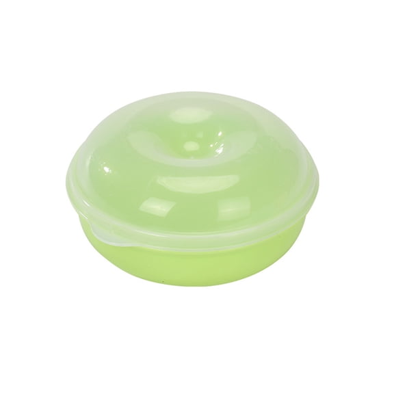 Round Bagel Box,Bread Freshness Keeper with Airtight Lid,Microwave Safe Food Storage for Fruit Nuts