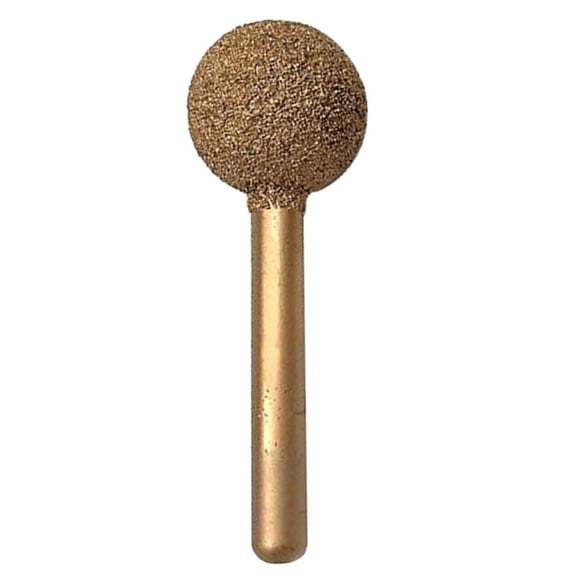 Round Ball Shape Diamond Grinding Head Rotary Tools 14mm 100 Grit