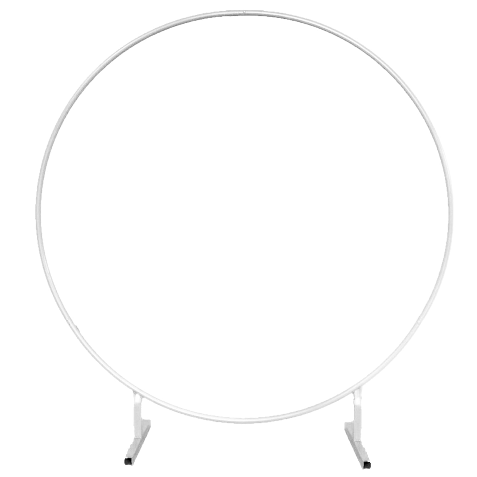 Round Balloon Arch Stand, 6.56 Feet Balloon Hoop Stand, Gold Metal Balloon Circle Frame, Big Size Backdrop Stand for Birthday, Wedding, Baby Shower, Grad Party Decoration