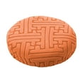 thumbnail image 1 of Round Bar Stool Cover With Elastic Band, Stretchable Non Slip Seat Cushion Protector For Dining Chairs, Washable Fabric, 13.7 Inches, 1 of 6