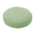 thumbnail image 1 of Round Bar Stool Cover With Elastic Band, Stretchable Non Slip Seat Cushion Protector For Dining Chairs, Washable Fabric, 13.7 Inches, 1 of 6