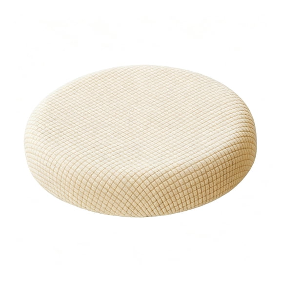 Round Bar Stool Covers, Elastic Washable Slip On Seat Cushion Covers, Soft Dustproof Protective Sleeve, Comfortable Decorative Seat Cover for Bar, Kitchen, Living Room Furniture Decoration