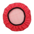 thumbnail image 1 of Round Bar Stool Covers Waterproof Anti-Slip Leather Seat Covers with Elastic Band 13.78x13.78in Kitchen Dining Chair Protector (Red)​, 1 of 6