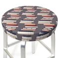 thumbnail image 1 of Round Bar Stool Seat Covers, stack books cute vintage print Elastic Round Chair Cover Stool Seat Slipcover Bar Stool Cushions Round Pad for 12-14 inch, 1 of 7