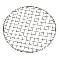 Round Barbecue Grill Mesh Wire Net Stainless Steel Rack Grid Grate Picnic Tool